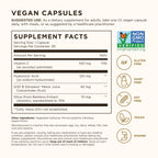 Solgar Cellulite Fighter capsules supplement facts and ingredient panel