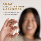 Solgar Cellulite Fighter unflavored vegan capsules packaging showcase