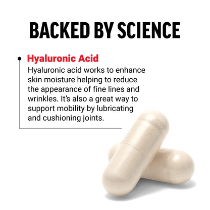 Force Factor Hyaluronic Acid High Potency Bottle Back