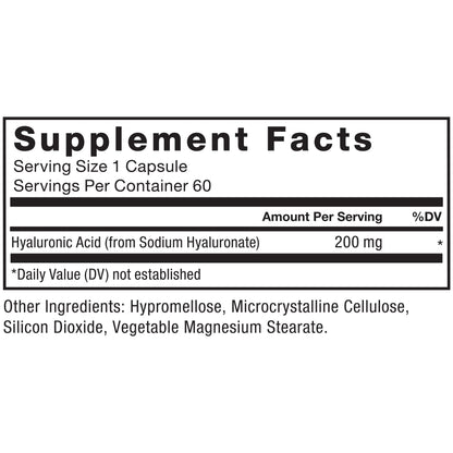 Force Factor Hyaluronic Acid Joint And Skin Support