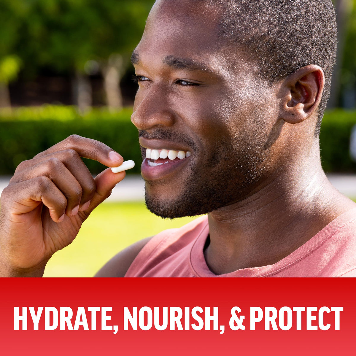 Force Factor hyaluronic acid 60 count bottle lifestyle display