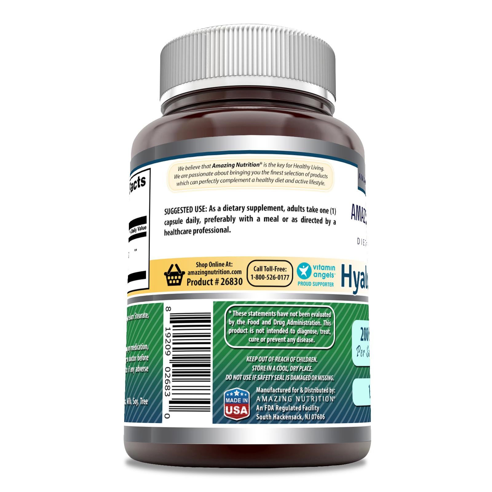 Authentic USA Imported Hyaluronic Acid Dietary Supplement