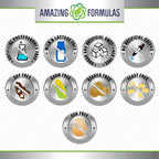 Amazing Formulas Hyaluronic Acid 200 mg bottle showing capsule count