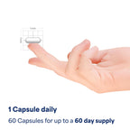Puritan's Pride Hyaluronic Acid supplement cap and safety seal detail