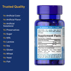 Puritan's Pride Hyaluronic Acid dietary supplement packaging lifestyle layout