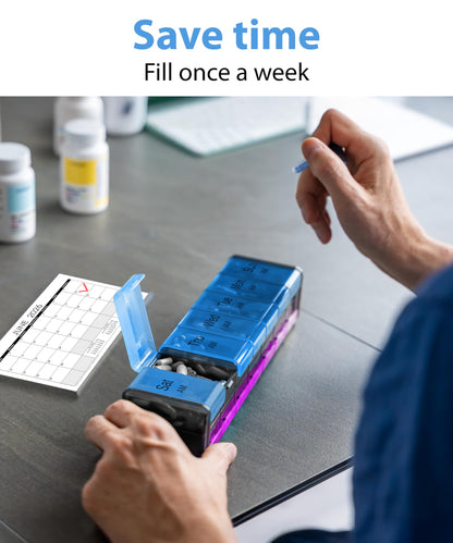 BEXEEN premium imported premium quality pill box for home wellness organization
