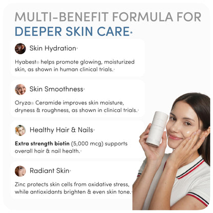 Ready To Glow vegan capsules and ingredients
