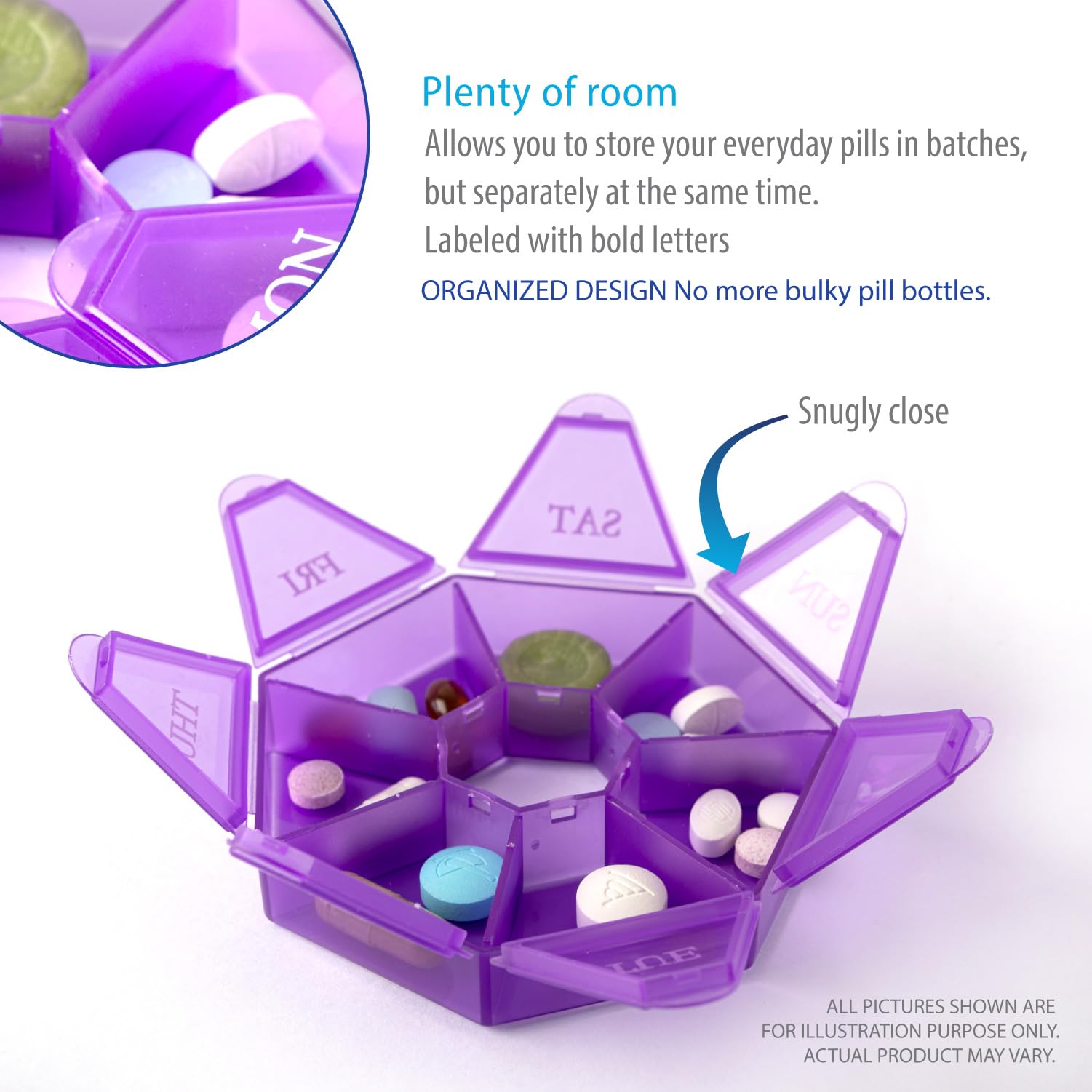 Durability test display of moisture proof travel supplement case inside a purse
