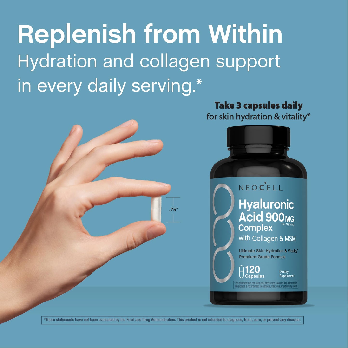 Neocell Hyaluronic Acid Complex with bioactive peptides