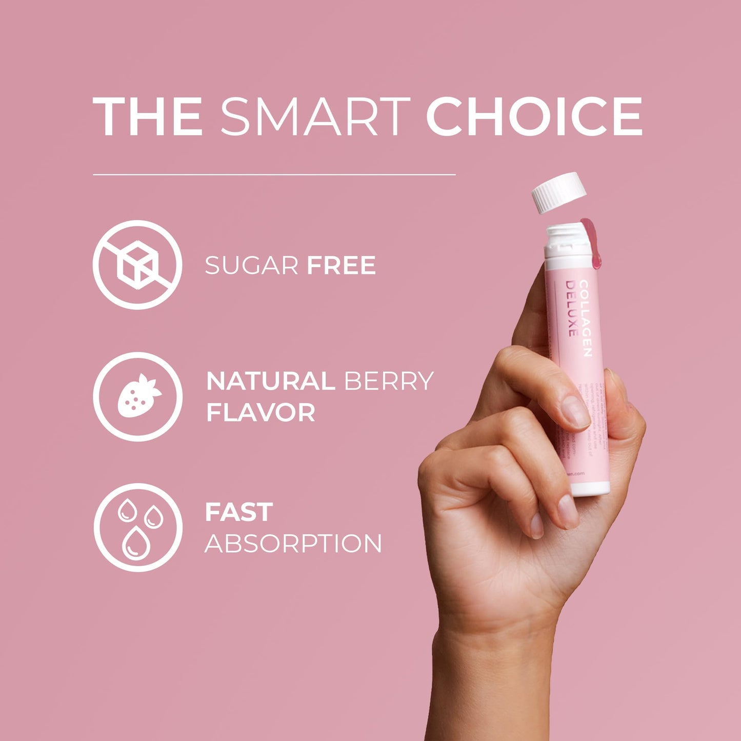Swedish Collagen Deluxe sugar free marine collagen shot