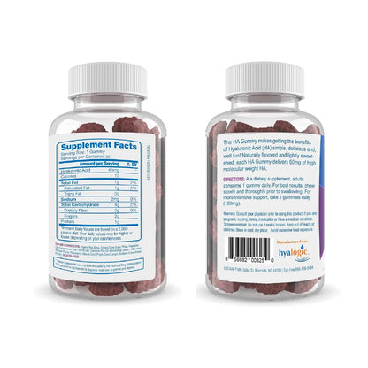 Hyalogic Hyaluronic Acid Gummies gluten-free dietary supplement