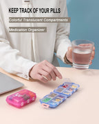 Hygienic food grade small container used for organizing travel supplements