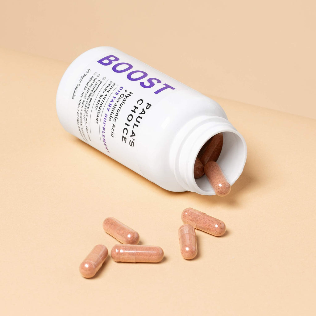 Paulas Choice skin hydration capsules packaging angle view