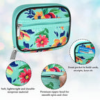 Serfeymi floral print medicine container with seven day snap fit lids open