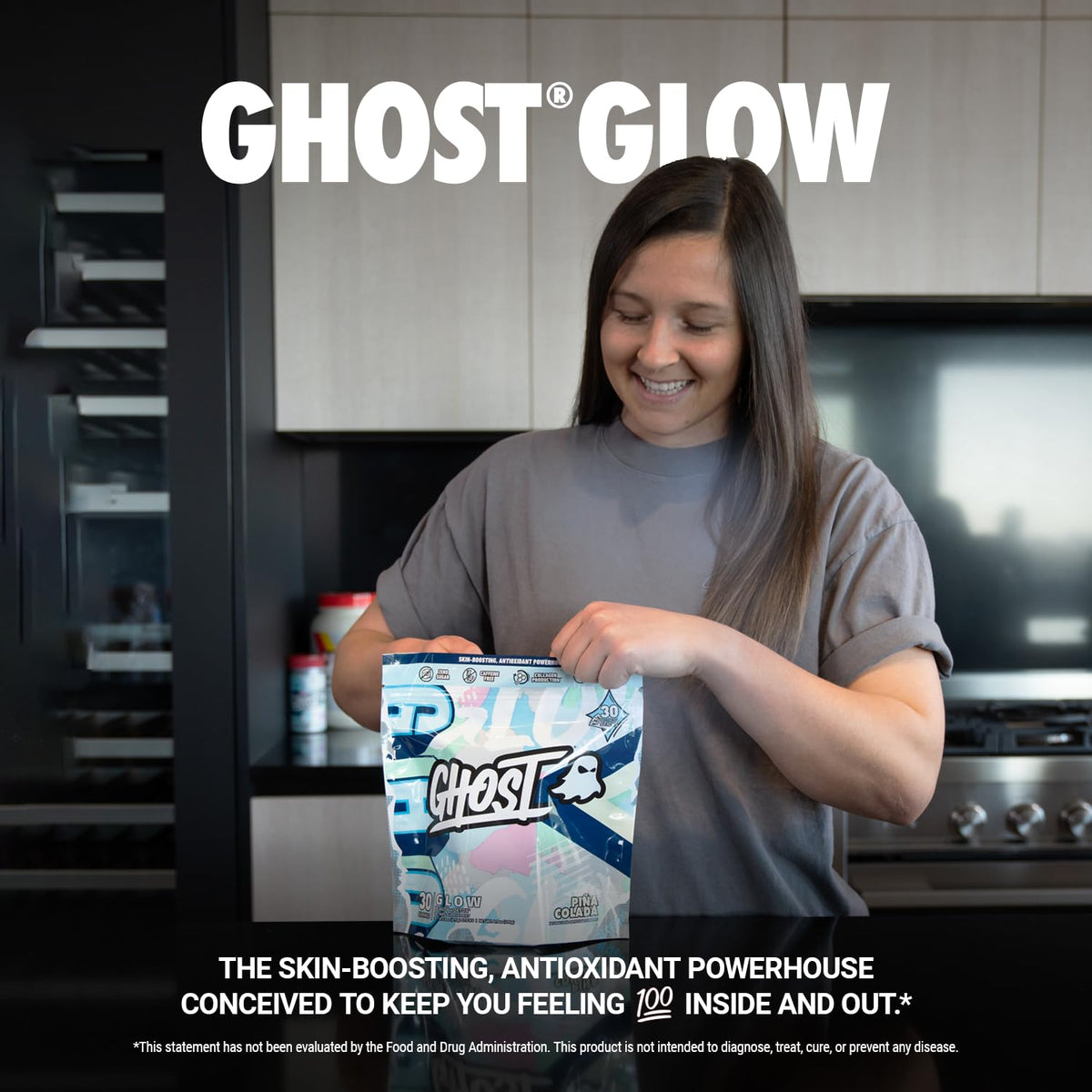 Ghost Glow 30 servings box back label details