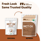 Micro Ingredients MCT powder supplement nutritional facts label