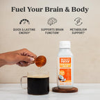 Bulletproof Brain Octane C8 MCT Oil nutrition label closeup