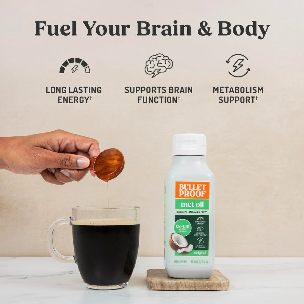 Bulletproof C8 And C10 MCT Oil nutrition label details