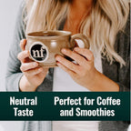 Natural Force organic MCT oil lifestyle coffee cup