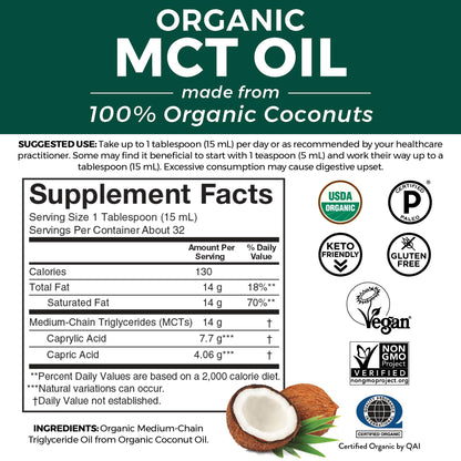 Paleo and keto certified organic wellness oil for clean metabolic energy