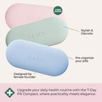 Dosey stylish medicine container premium imported travel accessory for daily supplements