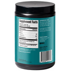 Nutrition facts and serving label panel on packaging