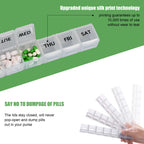 Modenkongjian travel medicine container pack being placed inside a small handbag
