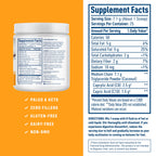 NativePath MCT Oil Powder nutrition facts label detail
