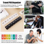 White day and black night weekly supplement holder comparison for medication tracking