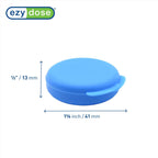 Ezy Dose pocket pharmacy open showing spacious internal pill compartment capacity