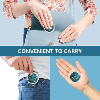 Hion small medication holder showing the effortless spring loaded mechanism opening smoothly.