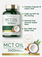 Carlyle MCT Oil Capsules side profile packaging