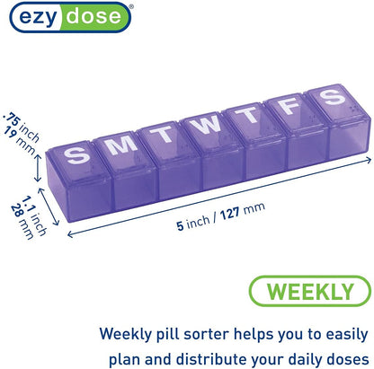 Ezy Dose daily vitamin case for tracking supplements and fish oils