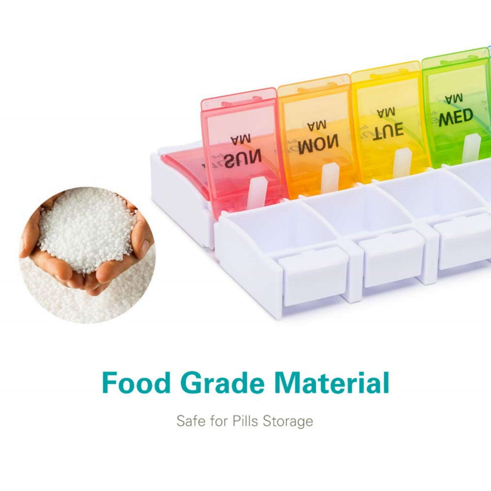 Premium authentic imported medicine storage organizer from the USA showcased on table.