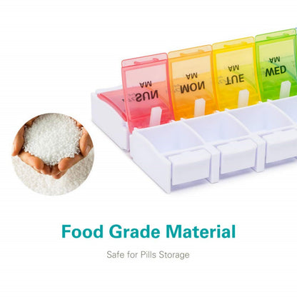 Premium authentic imported medicine storage organizer from the USA showcased on table.