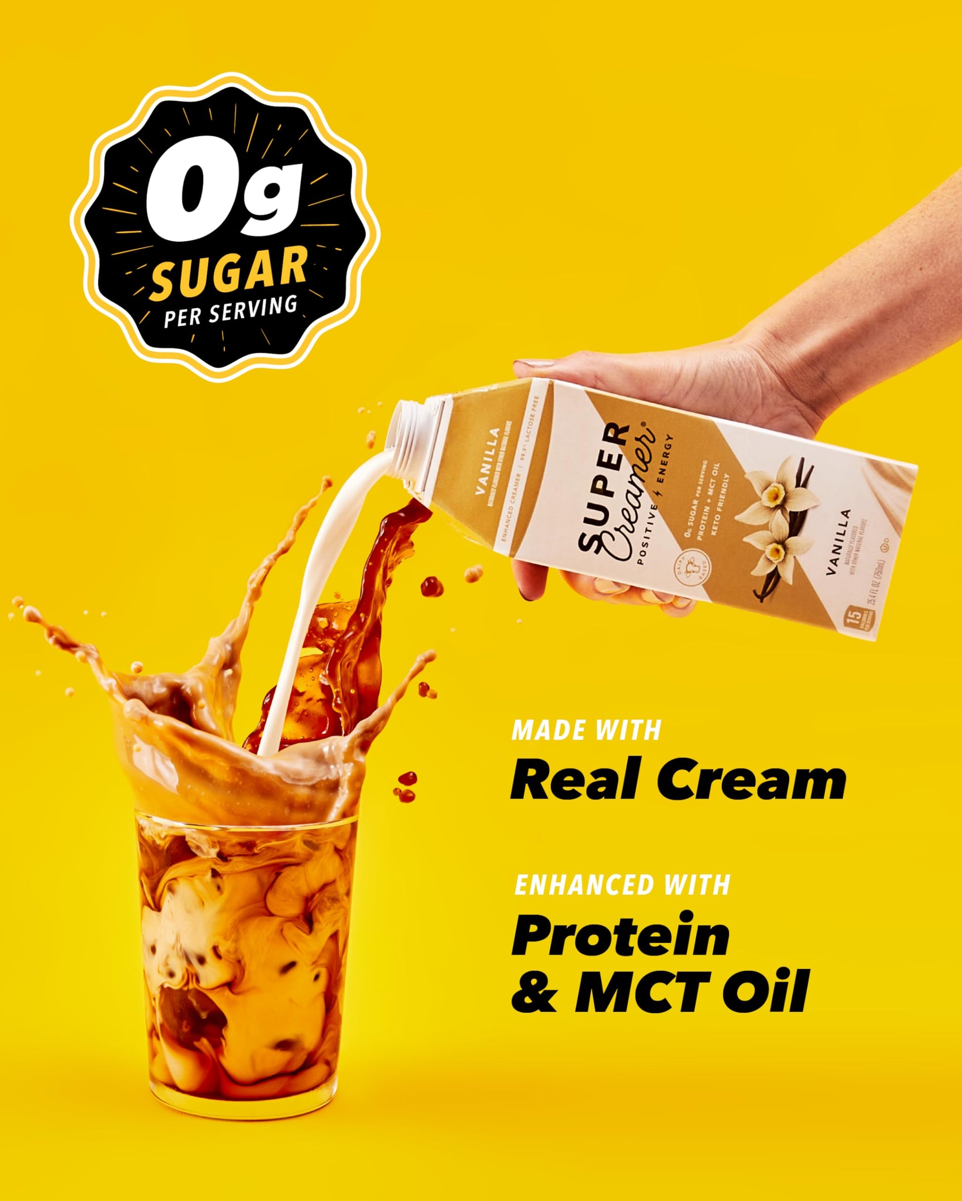 Back label view highlighting the premium ingredients including medium-chain triglyceride oil and monk fruit