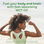 Natures Way coconut MCT oil nutritional facts supplement panel