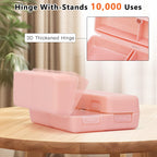 FYY BPA free food grade plastic pill holder with free pill cutter accessory.