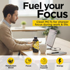 Keto Science MCT Oil mixed in coffee