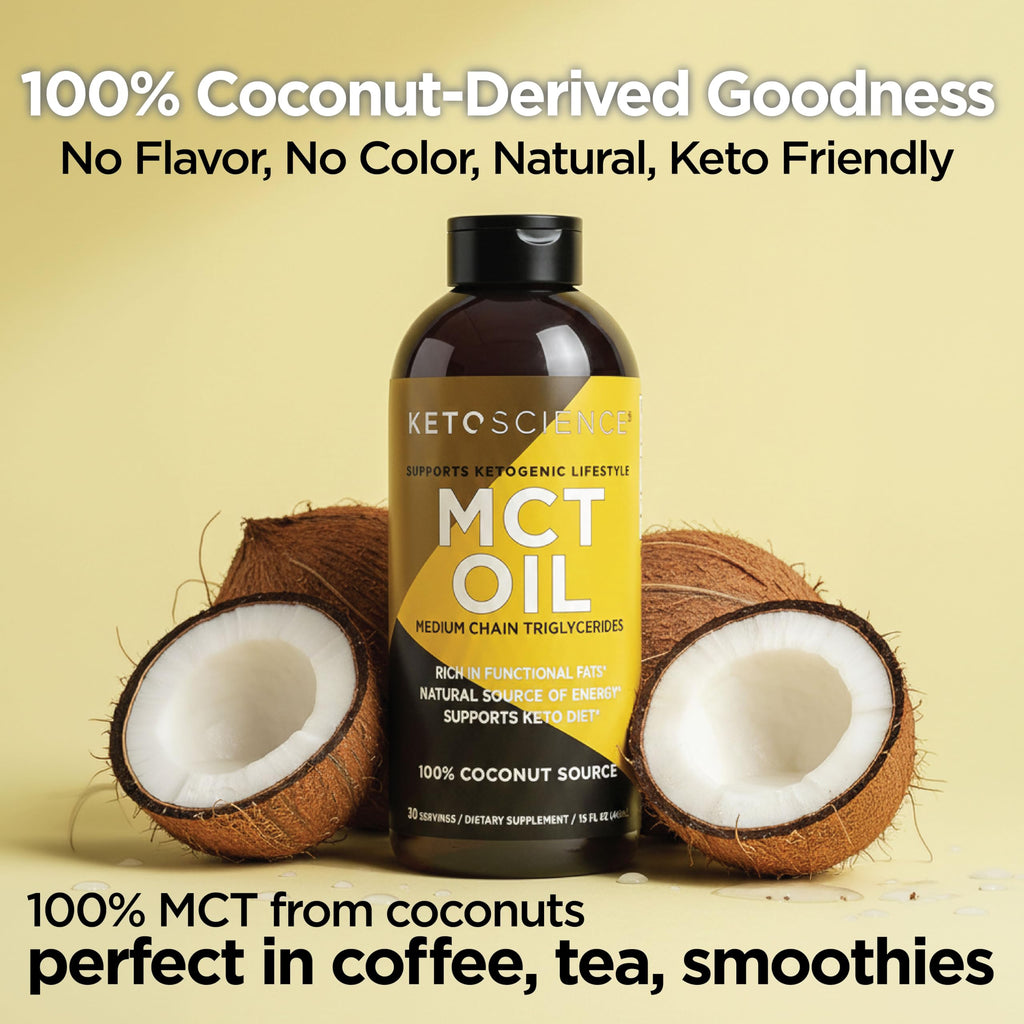 Keto Science MCT Oil serving size illustration