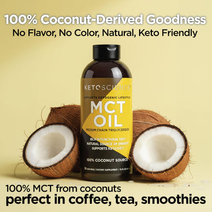 Authentic USA imported ketogenic metabolic lifestyle liquid oil product view