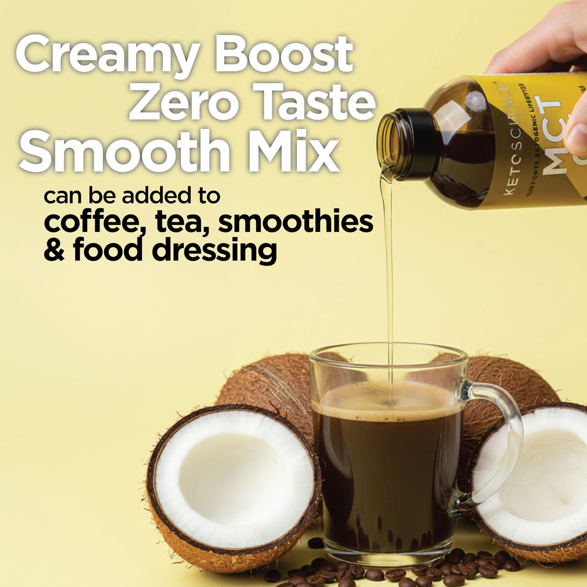 Keto Science MCT Oil dietary supplement details