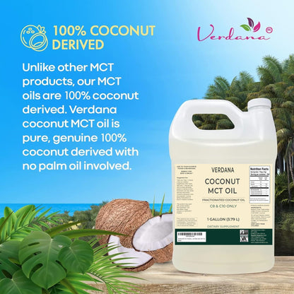 Verdana MCT oil being added to coffee for keto diet