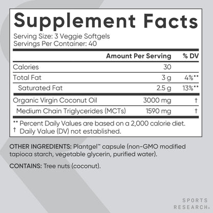 Sports Research carrageenan free plantgel softgels bottle close up