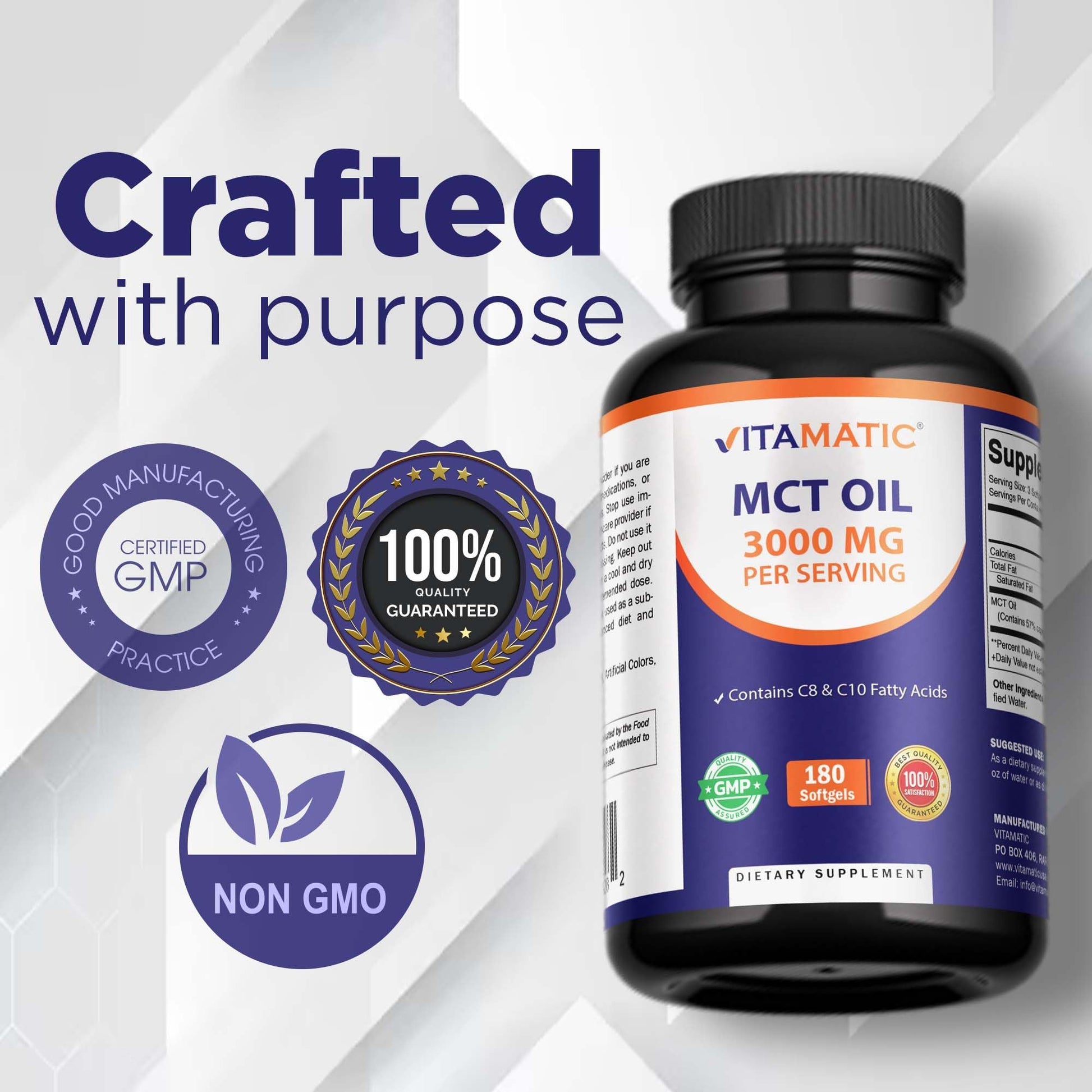 Vitamatic MCT oil coconut source certification