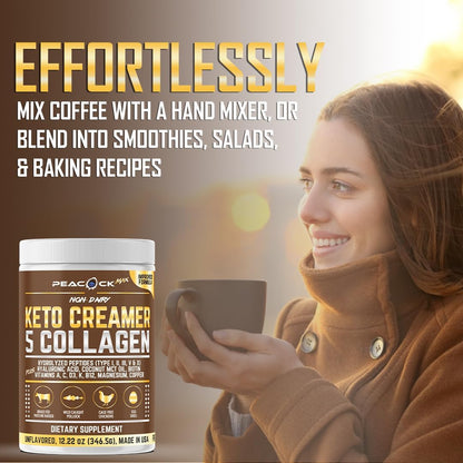 USA imported Peacock Max collagen keto supplement
