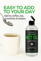 Verdana Organic MCT Oil liquid texture in glass