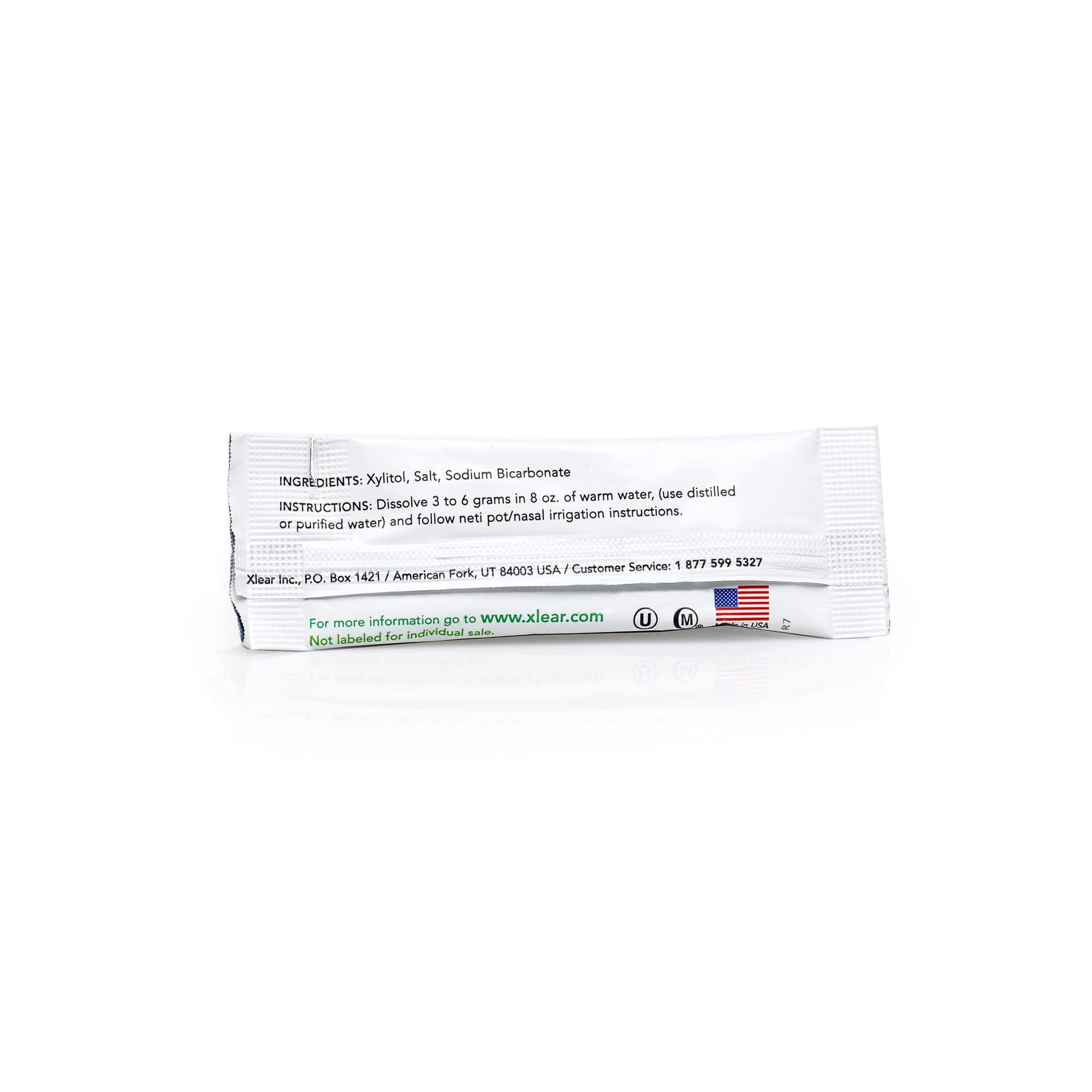 Xlear sinus relief packets for allergy and congestion management