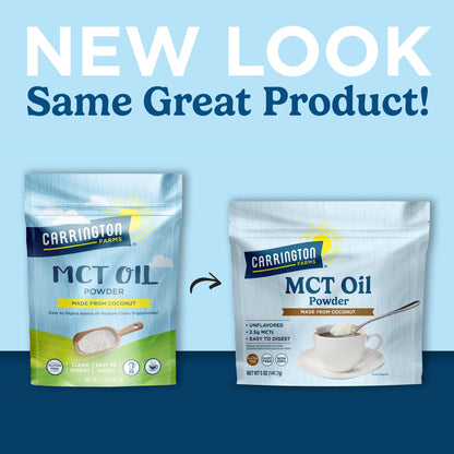Carrington Farms MCT oil powder mixed into coffee