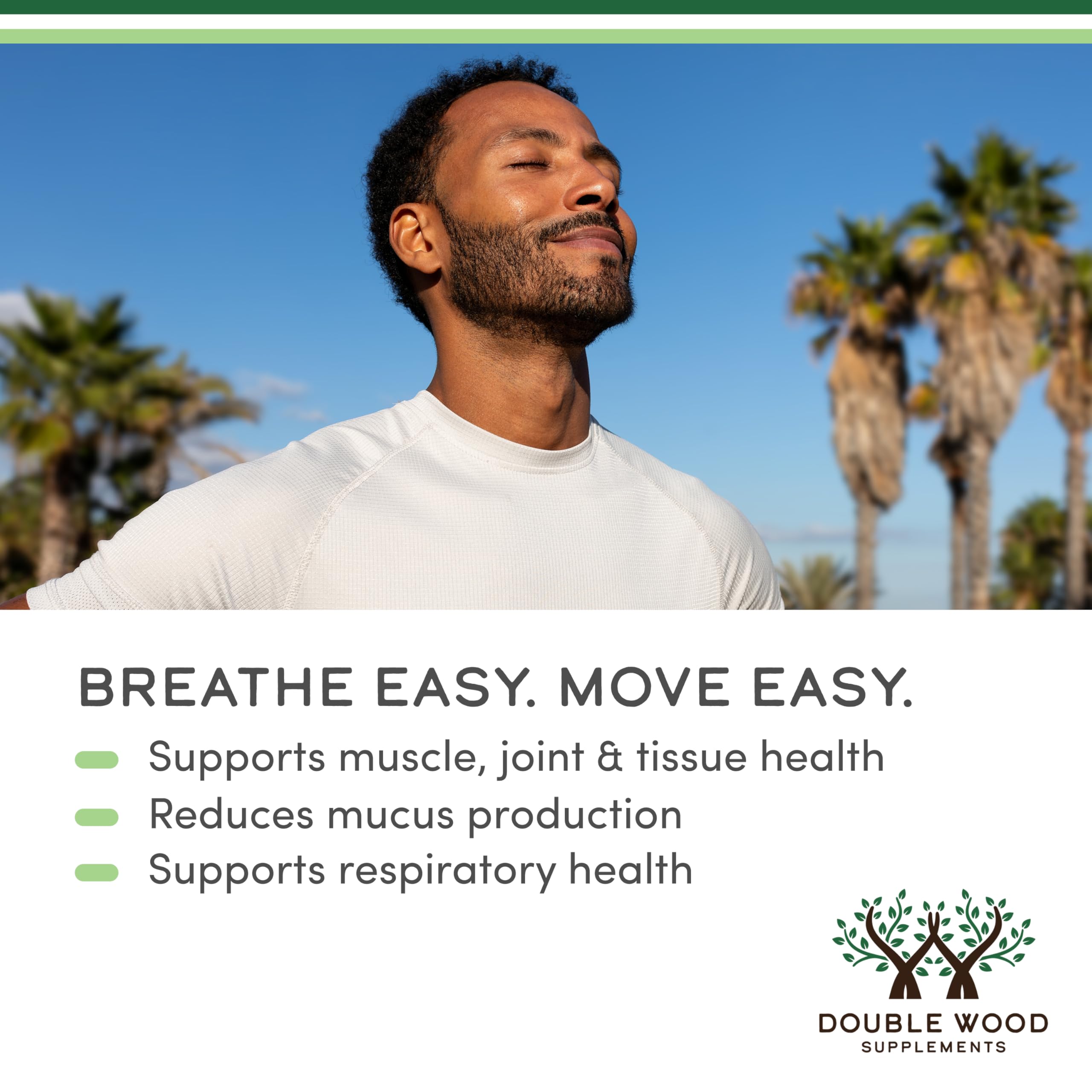 Double Wood Supplements non-GMO respiratory support capsules